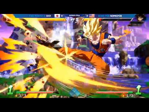 Evo 2019 DBFZ the moment most intense the final of winner final (top 4 go1 vs sonic fox)