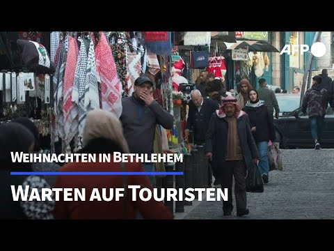 Weihnachten in Bethlehem: Warten auf Touristen | AFP