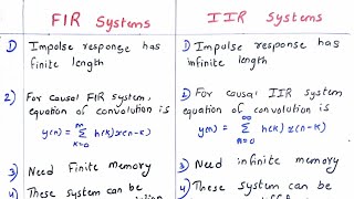 FIR and IIR comparision in Hindi | dsp series