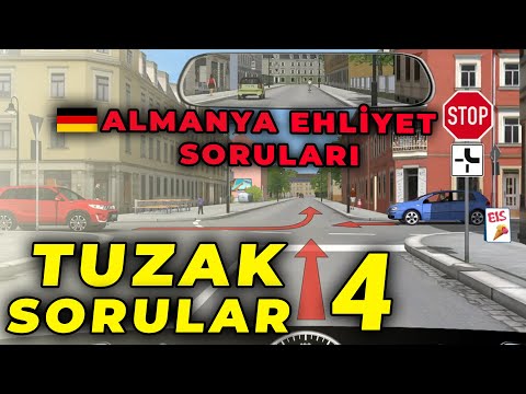 Tuzak Sorular 4 | Teori Sınavı Tavsiyeleri | Almanya Ehliyet Soruları Türkçe 2025