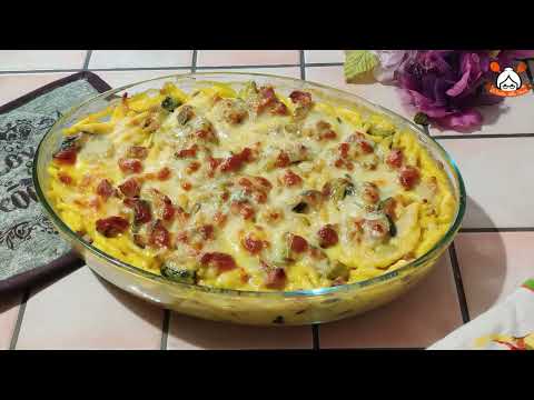 ECCO UN PRIMO PIATTO AL FORNO DA FAR IMPAZZIRE GLI OSPITI: TROFIE ALLO ZAFFERANO