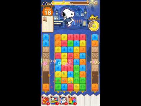 Snoopy Puzzle Journey Night Mode Level 106 - NO BOOSTERS 🐶🧩🧳 | SKILLGAMING ✔️