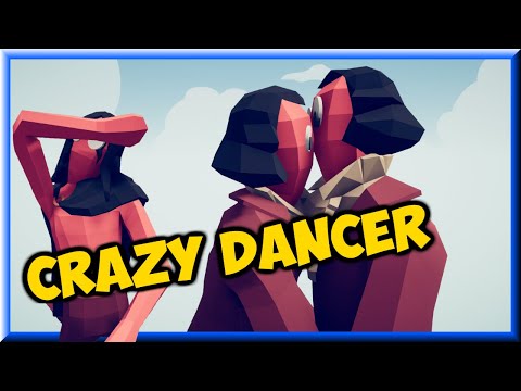 Dancer Trio(2/2) Crazy Dancer + 2 Dancer vs Every Faction  - TABS MODS GAMEPLAY