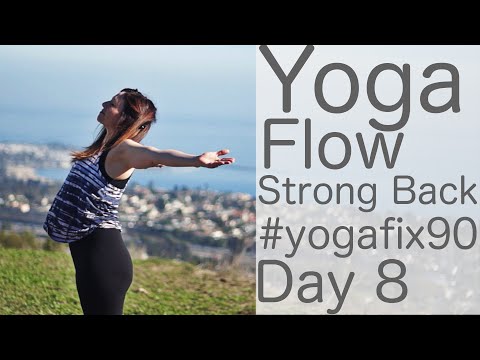 30 Minute Glowing Yoga Body Workout (Vinyasa Flow) Day 8 Yoga Fix 90