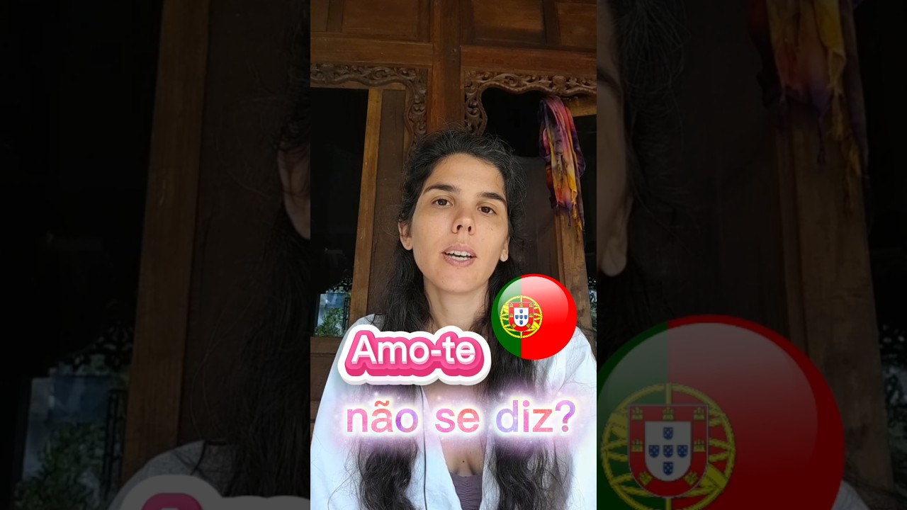 Amo-te não se diz em português? 🇵🇹 Why portuguese people don't say i love you? 🇵🇹❤️  #amor