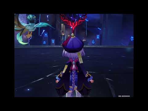 Genshin Impact 3.3 Spiral Abyss floor 12 with QiQi full clear (9 stars)