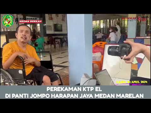 Perekaman KTP EL di Panti Jompo Harapan Jaya Medan Marelan