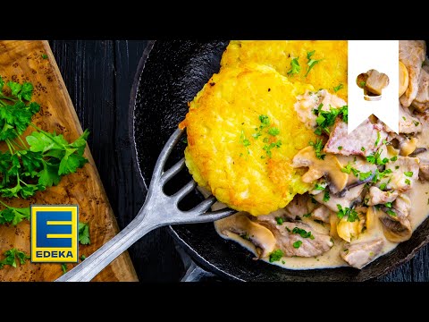 Zürcher Geschnetzeltes Rezept | Kalbsgeschnetzeltes mit Rösti | EDEKA