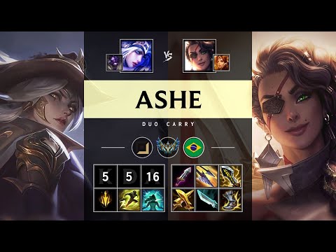 Ashe ADC vs Samira - BR Challenger Patch 25.20