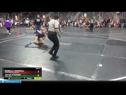 106 Lbs Cons. Round 1 - Tatum Stanger, Team Utah Vs Isabella Crandall, Team North Carolina F7ad