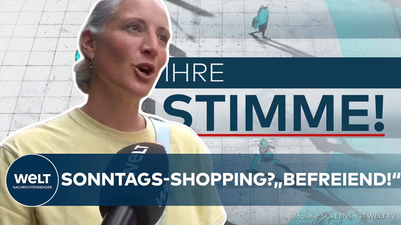 DEUTSCHLAND: Sonntagsöffnung spaltet Bürger! Ruhe oder Rettung der Geschäfte?  | Ihre Stimme