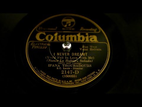 "I Never Dreamt You'd Fall in Love With Me" - Ipana Troubadours/Smith Ballew