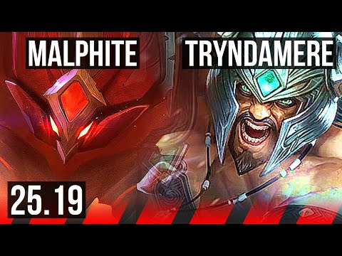MALPHITE vs TRYNDAMERE (TOP) | 10/3/15, Dominating | EUNE Master | 25.19