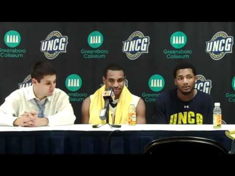 UNCG Basketball post-game press conference 1.22.12
