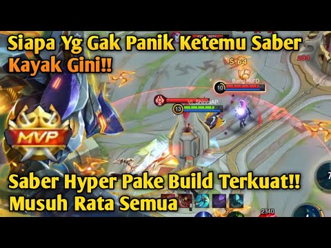 Siapa Yg Gak Panik Ketemu Saber Kayak Gini!! Auto Rata! Saber Hyper Pake Build Terkuat