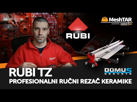 MeshTAR demonstrira rad ma RUBI TZ profesionalnog rezača keramike