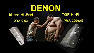 Denon DRA-CX3 PMA-CX3 vs PMA-2000AE. Серия 1#3