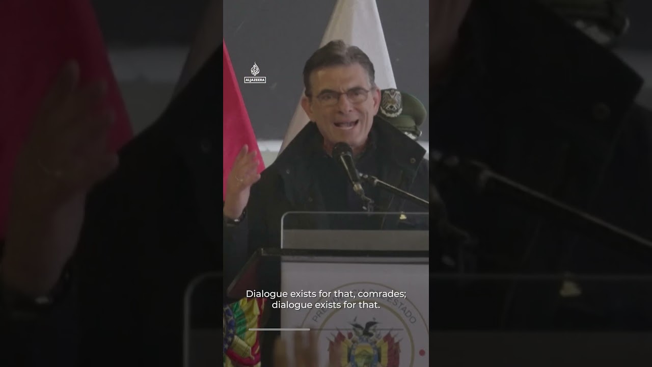 Video | Bolivia’s president warns ‘time is running out’ amid protest crisis | AJ #shorts