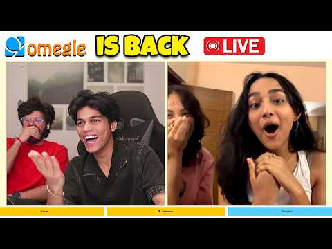 OMEGLE is BACK😍 || OMEGLE LIVE WITH @adarshuc 🔴