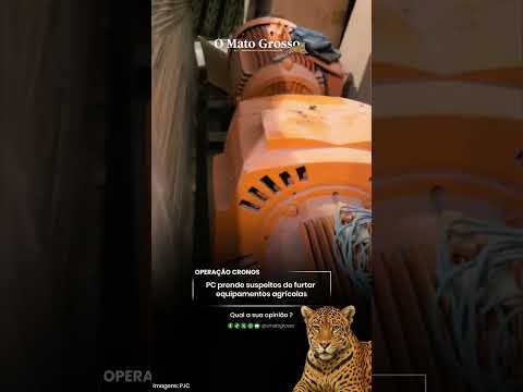 PC prende suspeitos de furtar equipamentos agrícolas