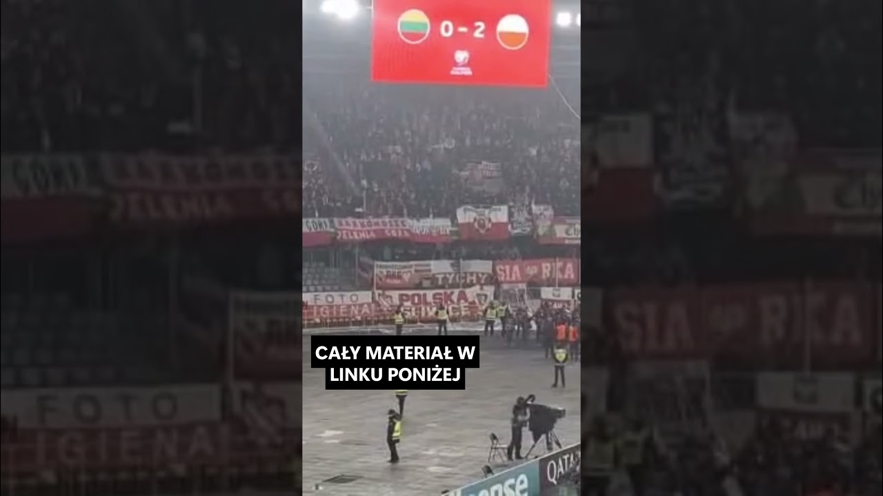 "GDYBYM JESZCZE RAZ.." - kibice i piłkarze Polskiej Reprezentacji po wygranym meczu z Litwą w Kownie