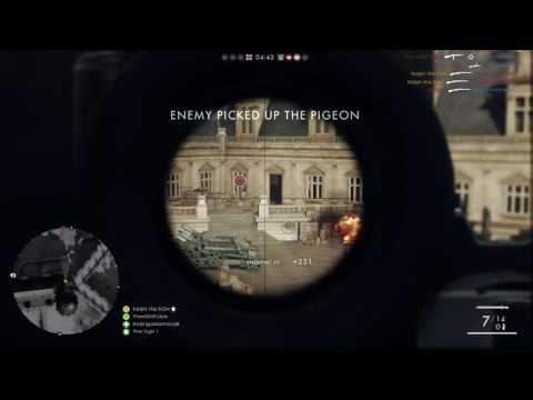 Sniping a War Pigeon to save the game !