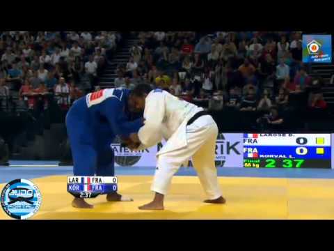 European Judo Championships Montpellier 2014 Final -66kg  LAROSE David (FRA) - KORVAL Loic (FRA)