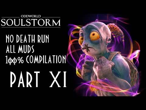 Oddworld Soulstorm no death run 100% part 9 Slig Barracks