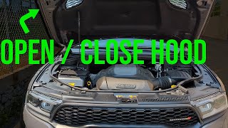 How to Open (and Close) the Hood - Dodge Durango (2011-2023)