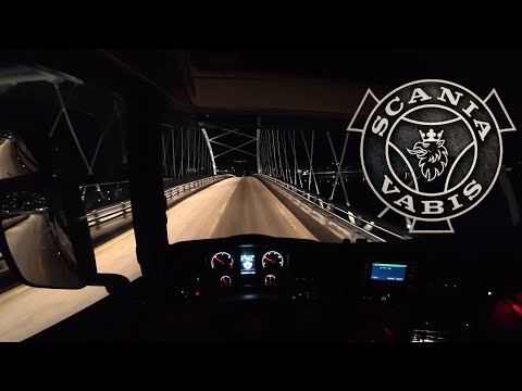 POV Driving Scania R560, NightShift 🇳🇴 (4K)