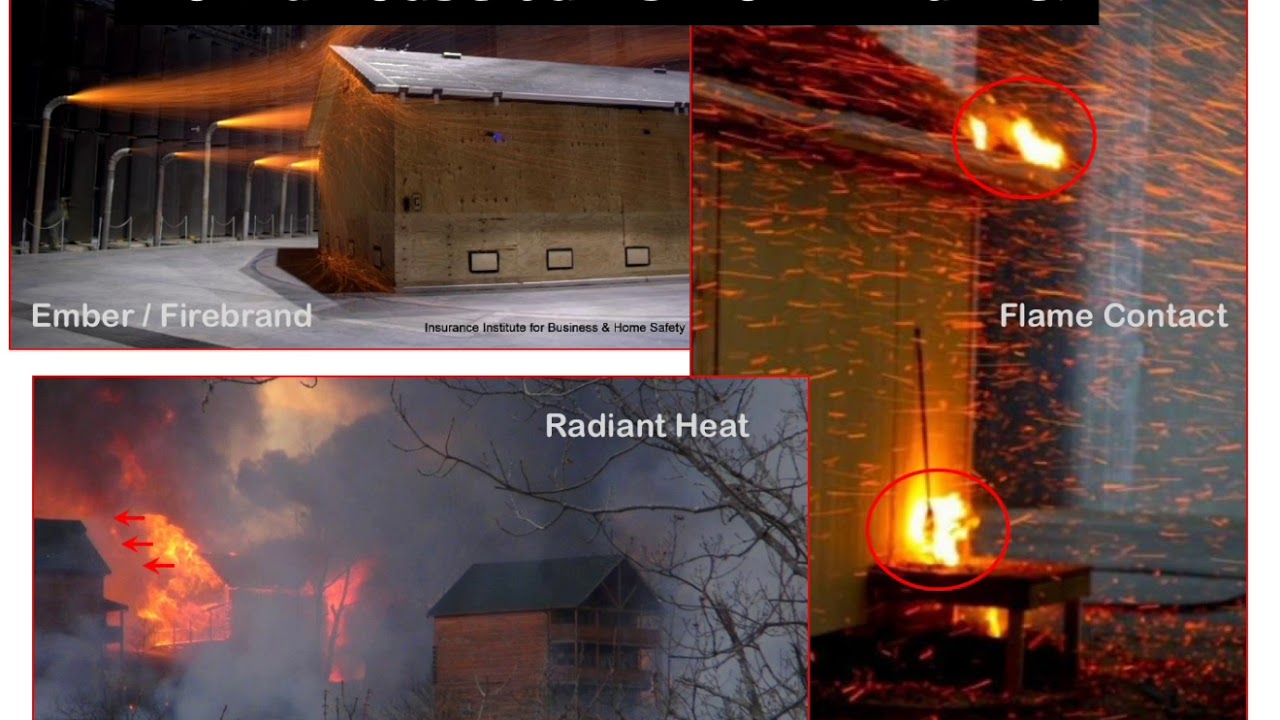 Home design and retrofitting techniques for wildfire defense