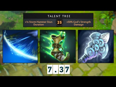 +50% God's Strength Damage LEVEL 30 Sven Late Game Dota 2