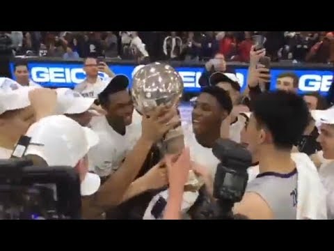 2018-04-02 RJ Barrett & His Montverde Team After Winning Geico HS Bball Nat Championship