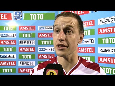 Doelpuntmaker Leon Bot hoopt op een mooie tegenstander in de volgende bekerronde