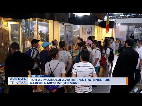 Tur al Muzeului Aviației pentru tineri din Parohia Micșuneștii Mari