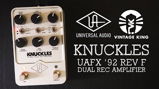 Video thumbnail for Universal Audio UAFX Knuckles '92 Rev F Dual Rec Amplifier by Pedal of the Day