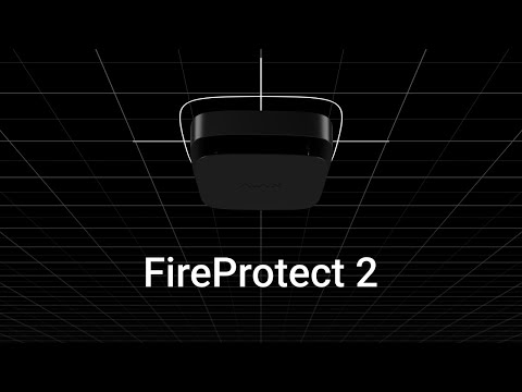 Беспроводной пожарный датчик Ajax FireProtect 2 RB (Heat/CO) (8EU) black с сенсорами температуры и угарного газа (53358.167.BL1)