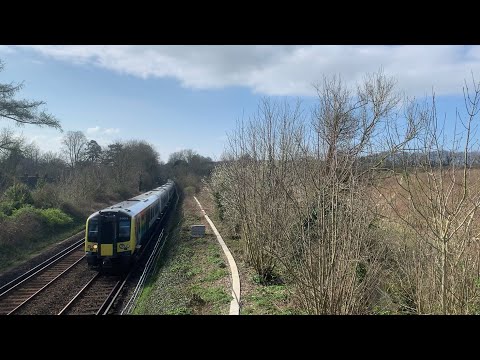 Class 444 Desiro | 444019 + 444023 | New Trainbow Livery | South Western Railway