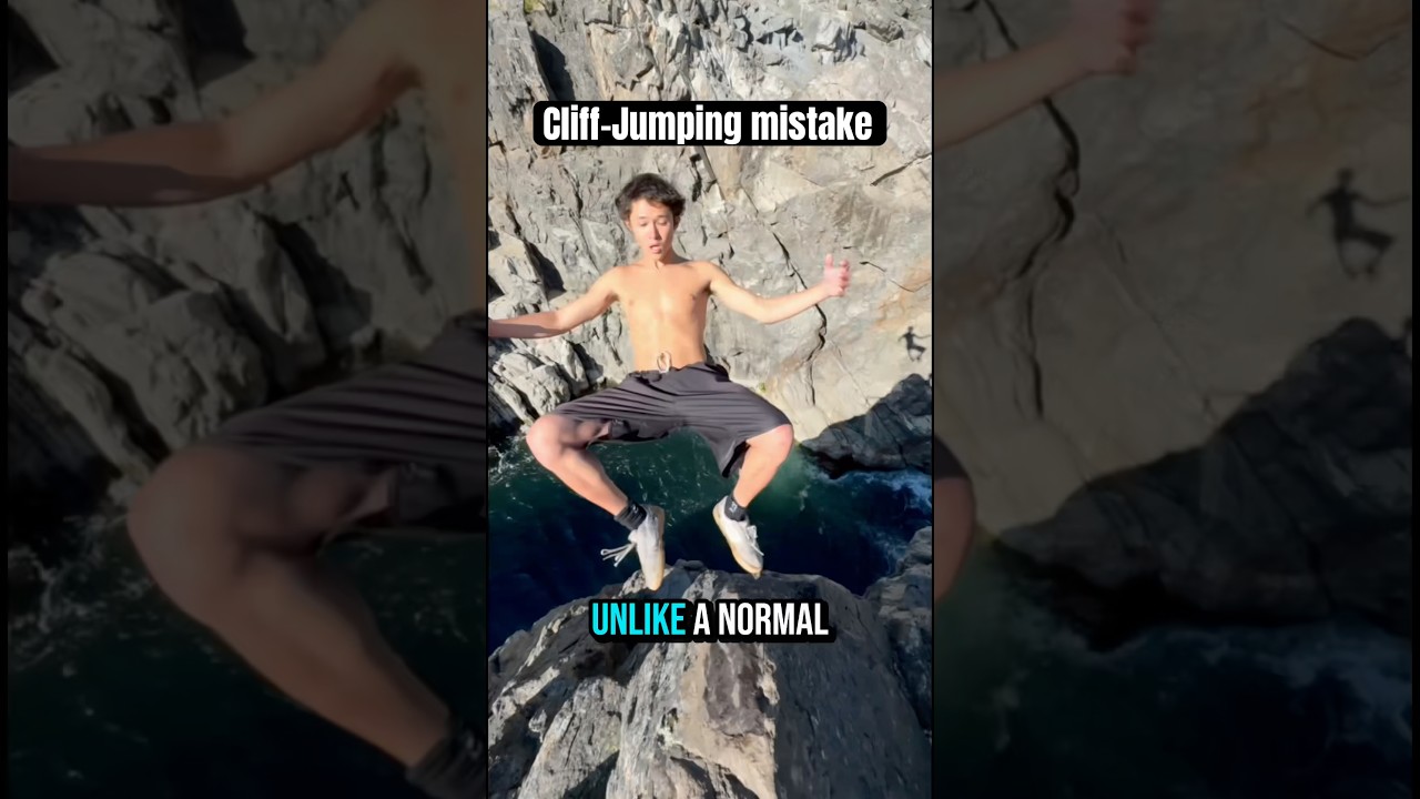 This one was close #cliffjumping