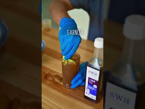 LEMON ICE TEA - SWA ARTISANAL SYRUPS #icetea