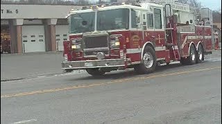 preview picture of video 'Ulster Hose Tower Ladder 1 Engine 1 & Engine 4 Ulster Hose HQ'