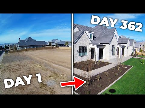 BUILDING A CUSTOM HOME FROM THE GROUND UP! (One Year Timelapse)