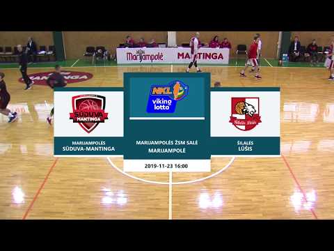„VIKINGLOTTO-NKL“ čempionatas: Marijampolės ,,Sūduva-Mantinga" — Šilalės ,,Lūšis" (2019-11-23)