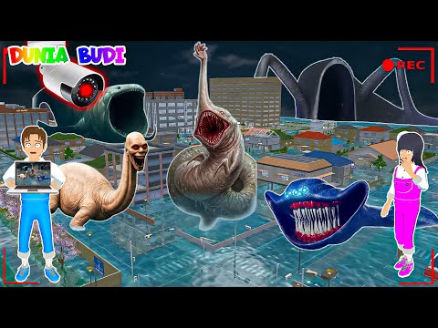 Yuta Mio Panik! CCTV Merekam PASUKAN HAND SEA MONSTER, BLOOP, EL GRAN MAJA Di Kota Sakura 😱