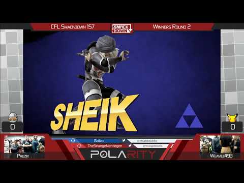CFL Smackdown 157 WiiU - Phuzix (Sheik) vs Weavile493 (Pikachu) - Winners R2