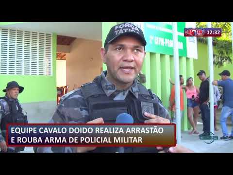 ROTA DO DIA 29 07  Bandidos fazem arrastaÌƒo e roubam arma de policial militar