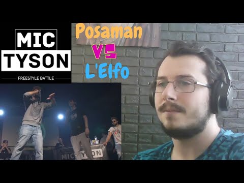 Reazione a Mic Tyson - Freestyle Battle 2017 || Posaman VS L'Elfo (semifinale, turno 1) REACTION