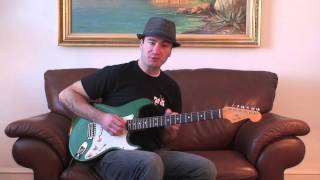 How to Embellish a 12 Bar Blues Chord Progression - Rhythm Blues Guitar Lesson
