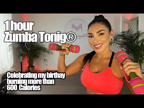 Celebrating my birthday burning more than 600 calories with 1 hour Zumba Toning.
