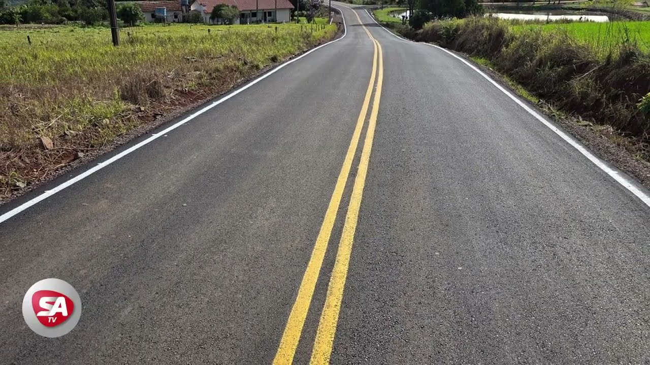Primeira etapa da pavimentação entre São João do Oeste e Ervalzinho é concluída
